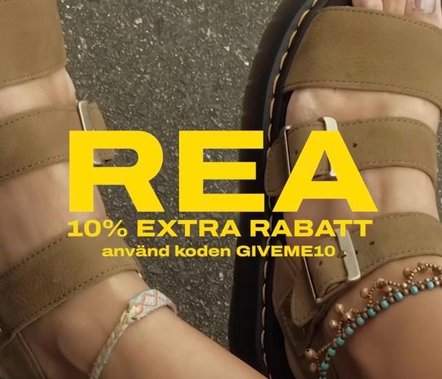 10% extra rabatt på Dr. Martens rea!