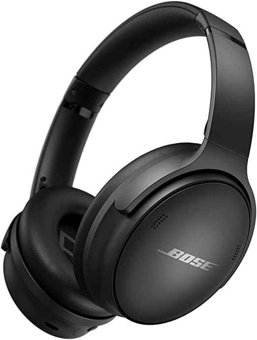 Bose QuietComfort 45 Wireless Noise Cancelling Headphones med mikrofon – Svart