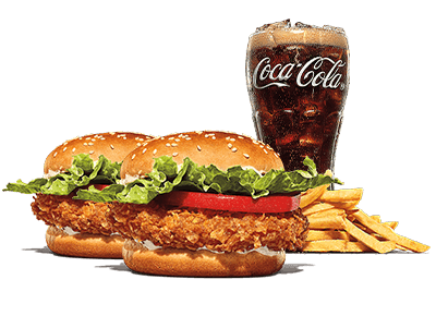 Burger King Crispy Chicken Meal + Crispy Chicken 79kr