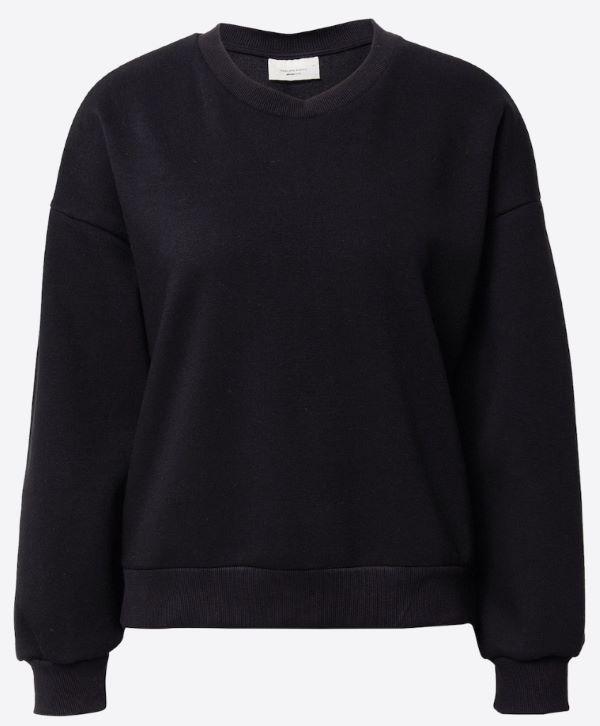 Gina Tricot Sweatshirt i Svart