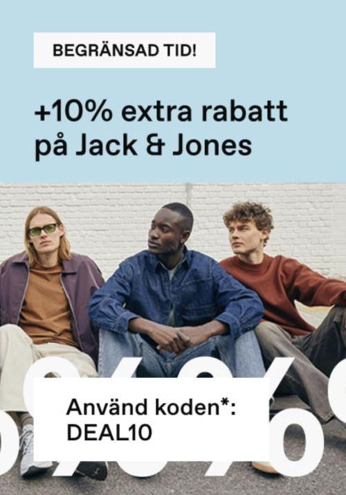 Booztlet - 10 % extra rabatt på Jack & Jones