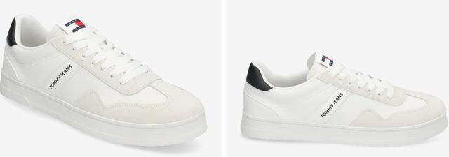 Tommy Hilfiger Retro Black Leather Sneakers