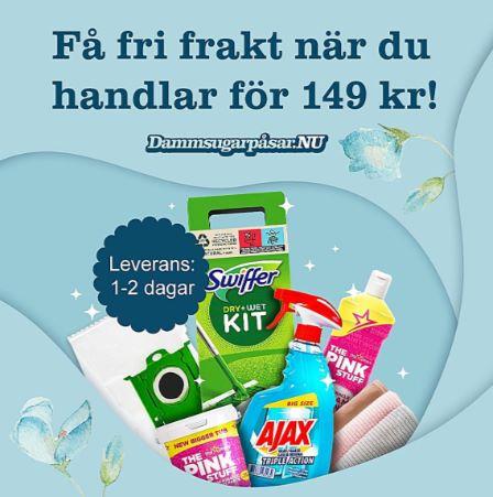 Fri frakt på dammsugarpåsar