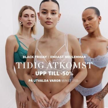 Hunkemöller Black Friday - upp till 50% rabatt