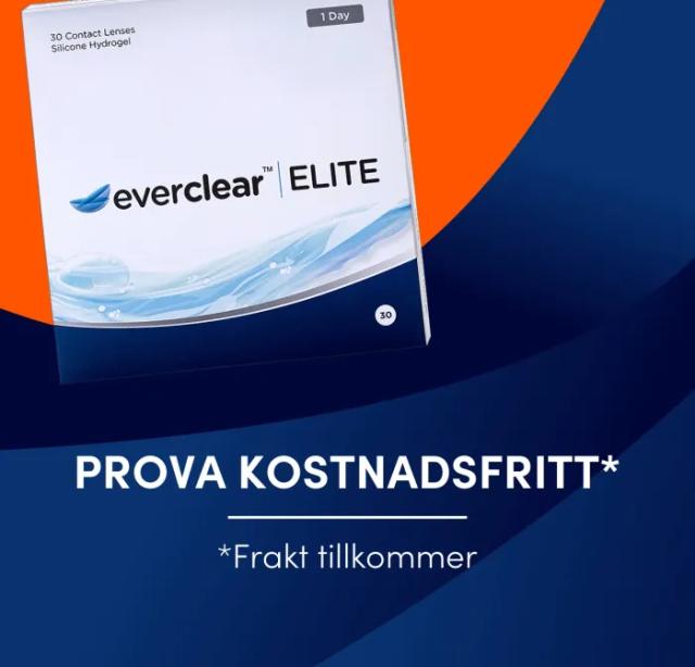 Testa everclear ELITE linser gratis - Porto tillkommer