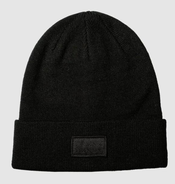 Black Snug Beanie by Frank Dandy
