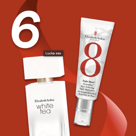 Lucka 6: 50 % på utvalda Elizabeth Arden hos KICKS