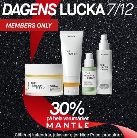 Lucka 7 - 30% rabatt på Mantle idag!