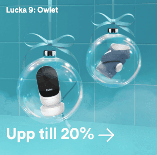 Lucka 9: Upp till 20 % på Owlet babyvakter hos Apohem