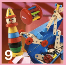 Lucka 9: 15 % på leksaker från BRIO hos Jollyroom