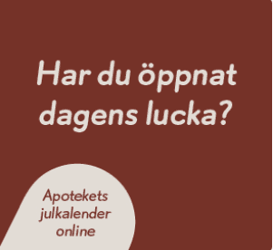 Lucka 23: 23 % vid köp över 100 kr med kod hos Apoteket