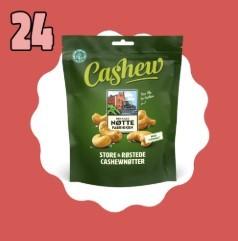 100% cashback på cashewnötter från Den Lille Nøttefabrikken