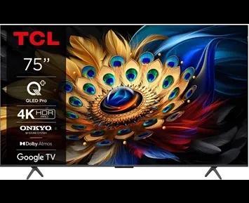 TCL 75C61B 75" 4K QLED-TV med livfull bild