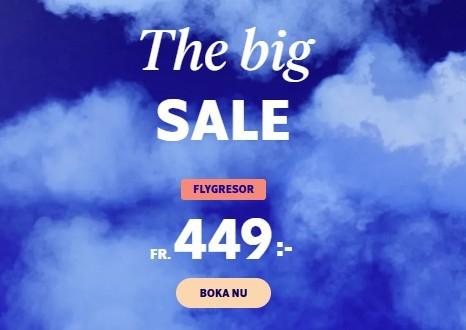 Boka billiga flyg hos SAS - från 449 kr