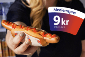 Köp en korv med bröd för bara 9 kr hos OKQ8