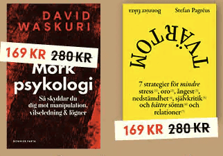 5 % rabatt på ett köp hos Bookoutlet