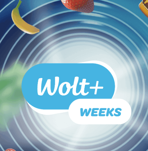 Få 50 % rabatt under Wolt+ Weeks