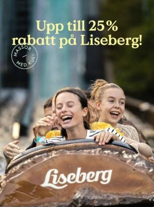 Liseberg: Upp till 25 % rabatt på Åkhäfte & Entré