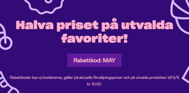 Jollyroom - Halva priset på utvalda produkter