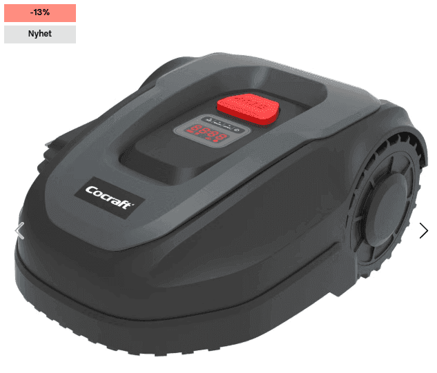 Cocraft CRM16G1 robotgräsklippare 300m²