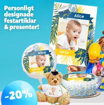 Partykungen - 20% rabatt på studentskylten!