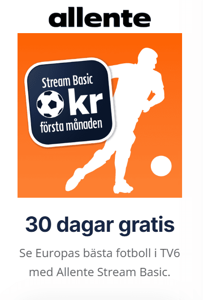 Allente Flex 2 - streama gratis i 1 månad