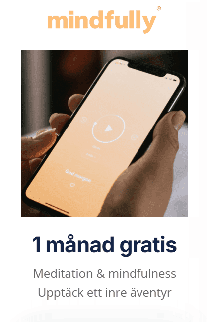 Mindfully - Meditationsapp gratis i 30 dagar