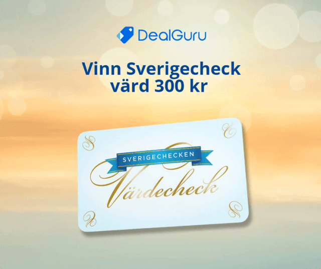 Tävla om Sverigechecken - Vinn upp till 300 kr