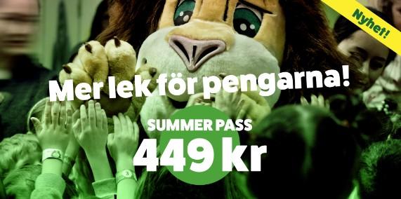 Summerpass 449 sek - Leos Lekland