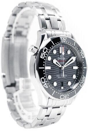 Omega Seamaster Diver 300m Svart Stål Ø42 mm