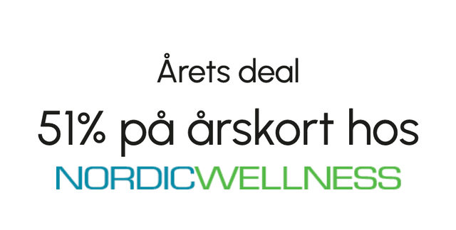 Galna priser på gymkort på Nordic Wellness - Upp till 90% rabatt!