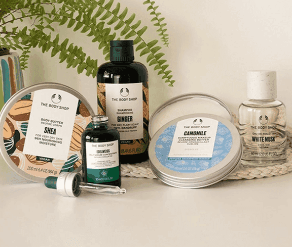 Fri frakt på The Body Shop