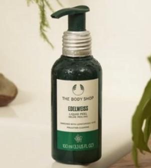 Få en Edelweiss gåva på köpet hos The Body Shop