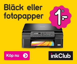 Deal från inkClub: Prova bläck & fotopapper för 1 kr