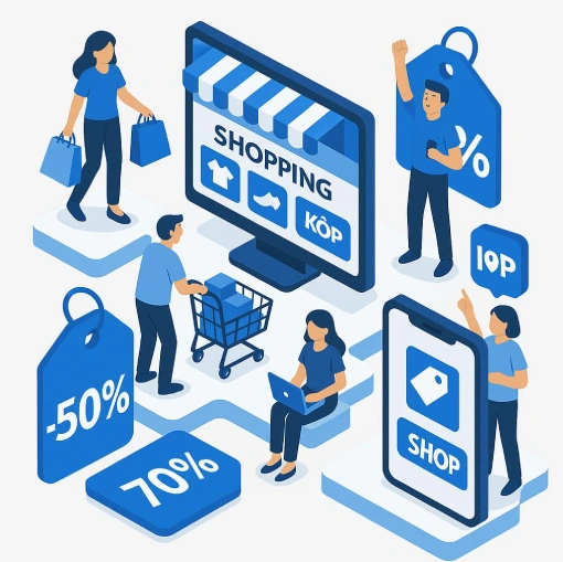 Online Shopping Illustration